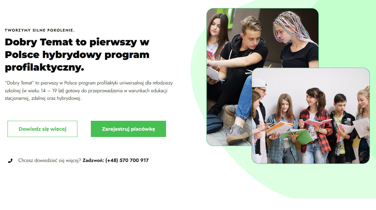 Dobry Temat - Hybrydowy program profilaktyczny